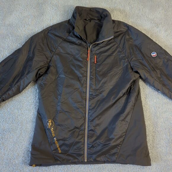 Big Agnes Smokin' Axle Insulated Ultralight Jacket Men's M Gray Softshell Puffy - Picture 1 of 14